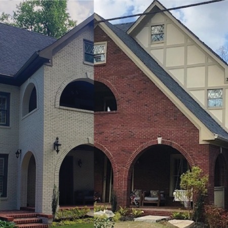 Painting a Brick House in Atlanta – a Painting Success Story & Paint ...